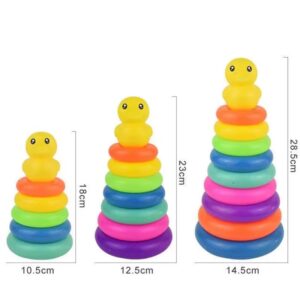 Montessori Rolling Ball Tower Stacking Toy for Baby Learning Activities