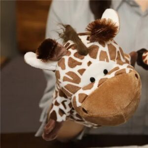 Soft Animal Finger Puppet Plush Toy for Baby Interactive Play