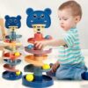 Montessori Rolling Ball Activity Toy for Baby Development Learning