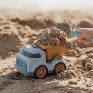 Dump Truck Toy with Sturdy Wheels for Pretend Construction Play