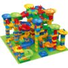 Marble Run Building Block Maze Toy with DIY Ball Track Design