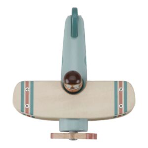 Wooden Toy Airplane with Removable Pilot Figure for Kids