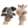 Soft Animal Finger Puppet Plush Toy for Baby Interactive Play